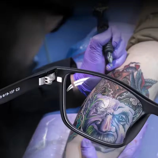 Gafas de Protección HD con Filtro Magnético para Tatuajes